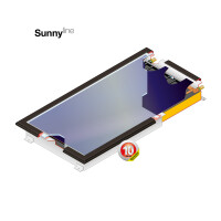 Sonnenkollektor Sunny-28 mit Fühlertauchhülse